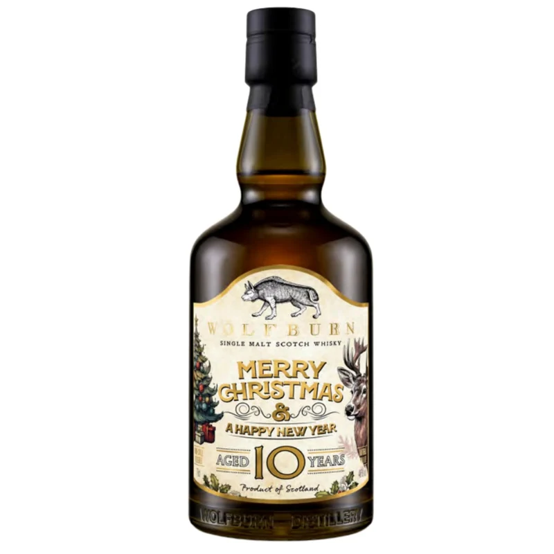 Wolfburn 10 Jahre Christmas Edition 2024 46% 0,7l