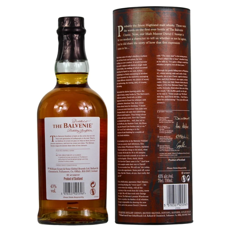 Balvenie The Creation of a Classic 43% 0,7l
