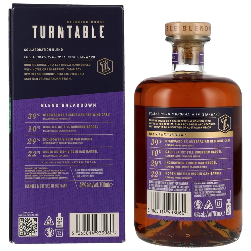 Turntable X Starward Collaboration Drop 01 Blended Whisky 46% 0,7l