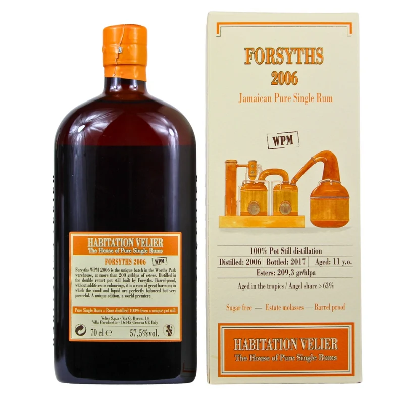 Worthy Park 11 Jahre Forsyths 2006 Habitation Velier 57,5% 0,7l