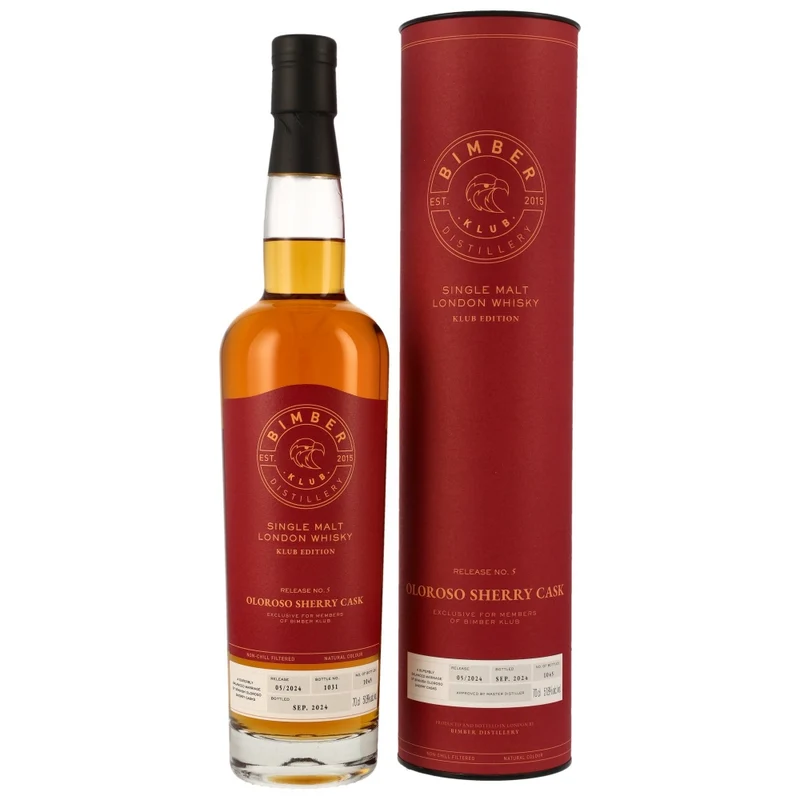 Bimber Klub Edition Release 05/2024 Oloroso Cask London Whisky 51,8% 0,7l