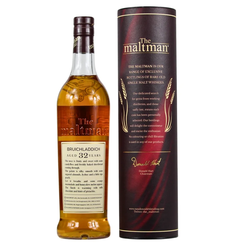 Bruichladdich 32 Jahre 1991/2024 The Maltman Single Cask #2306 59,3% 0,7l