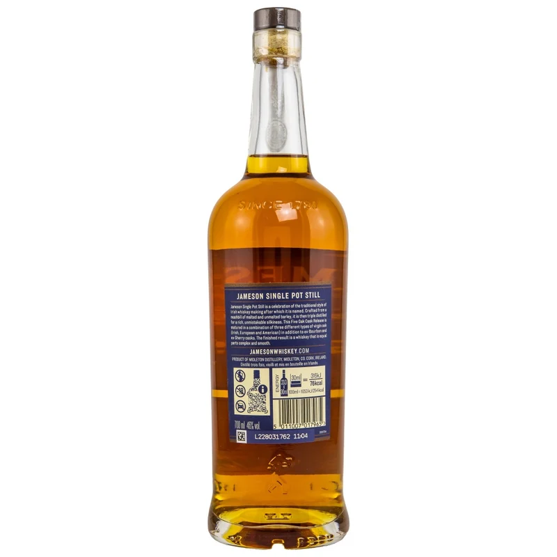 Jameson Single Pot Still Whiskey 46% 0,7l