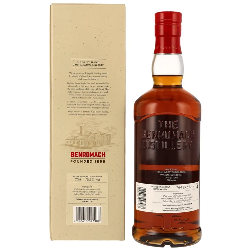 Benromach 2014/2024 Sherry Hogshead #486 Germany Exclusive 59,6% 0,7l