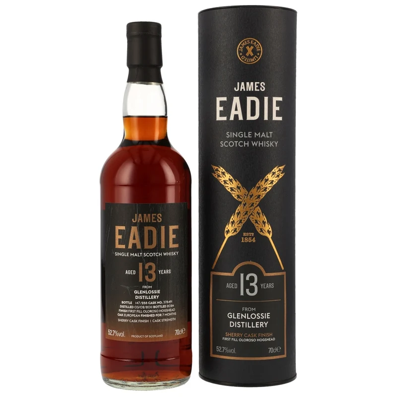 Glenlossie 13 Jahre 2011/2024 Oloroso Hogshead #378491 JE 52,7% 0,7l