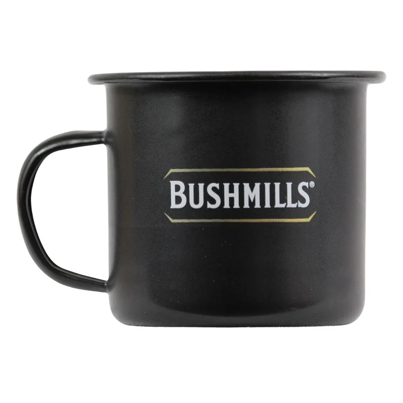 Bushmills Emaille Tasse mit Aufdruck