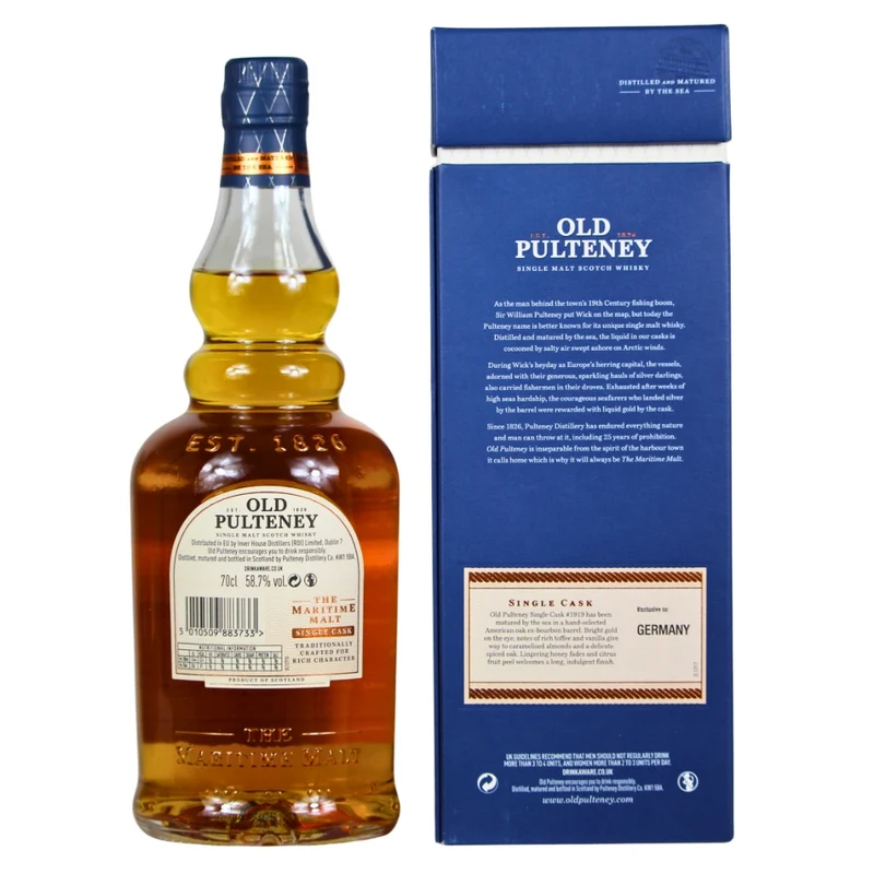 Old Pulteney 2006/2023 Single Cask Exclusively for Germany #1919 58,7% 0,7l
