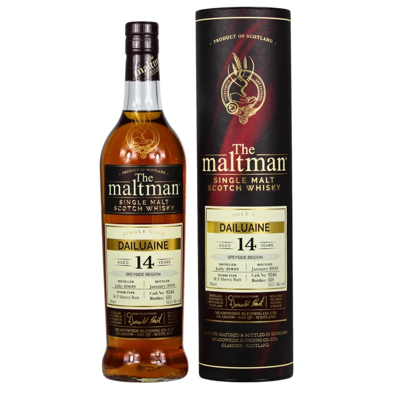 Dailuaine 14 Jahre The Maltman Refill Sherry Butt #9344 53,1% 0,7l