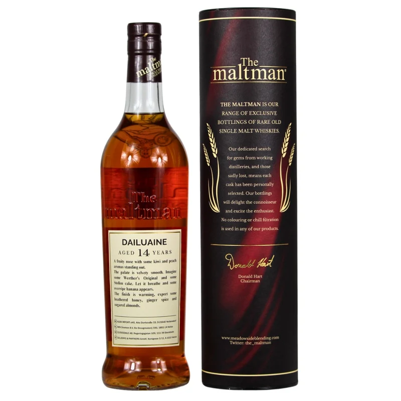 Dailuaine 14 Jahre The Maltman Refill Sherry Butt #9344 53,1% 0,7l
