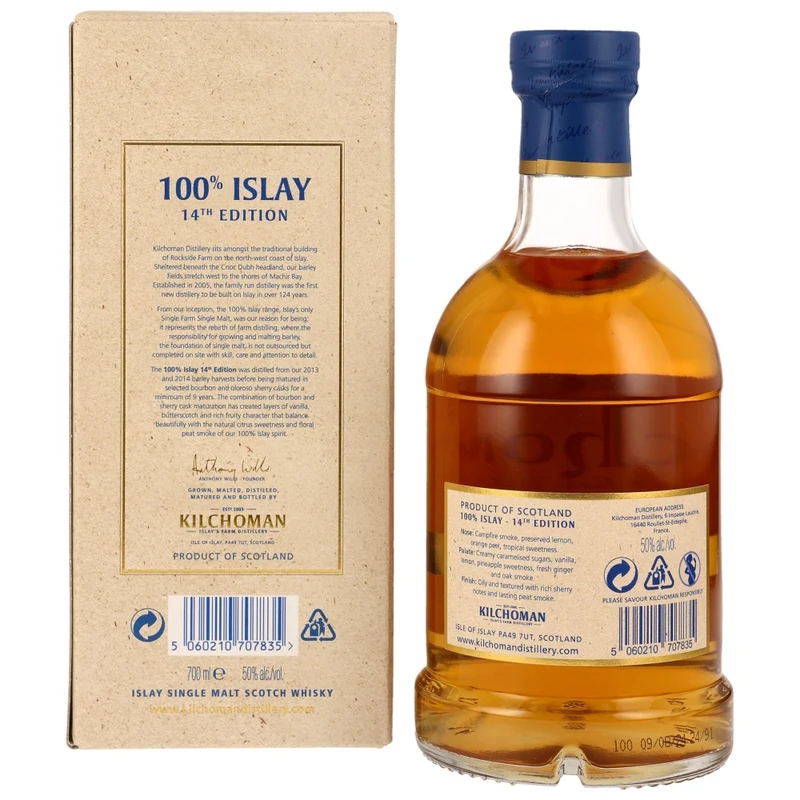 Kilchoman 100% Islay Limited Edition 14 50% 0,7l