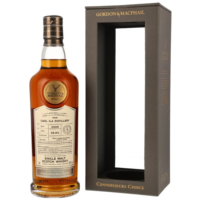 Caol Ila 15 Jahre Refill Sherry Hogshead #307093 G&M 58,9% 0,7l