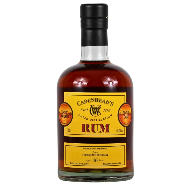 Foursquare 16 Jahre Barbados Rum Cadenhead's 55% 0,7l