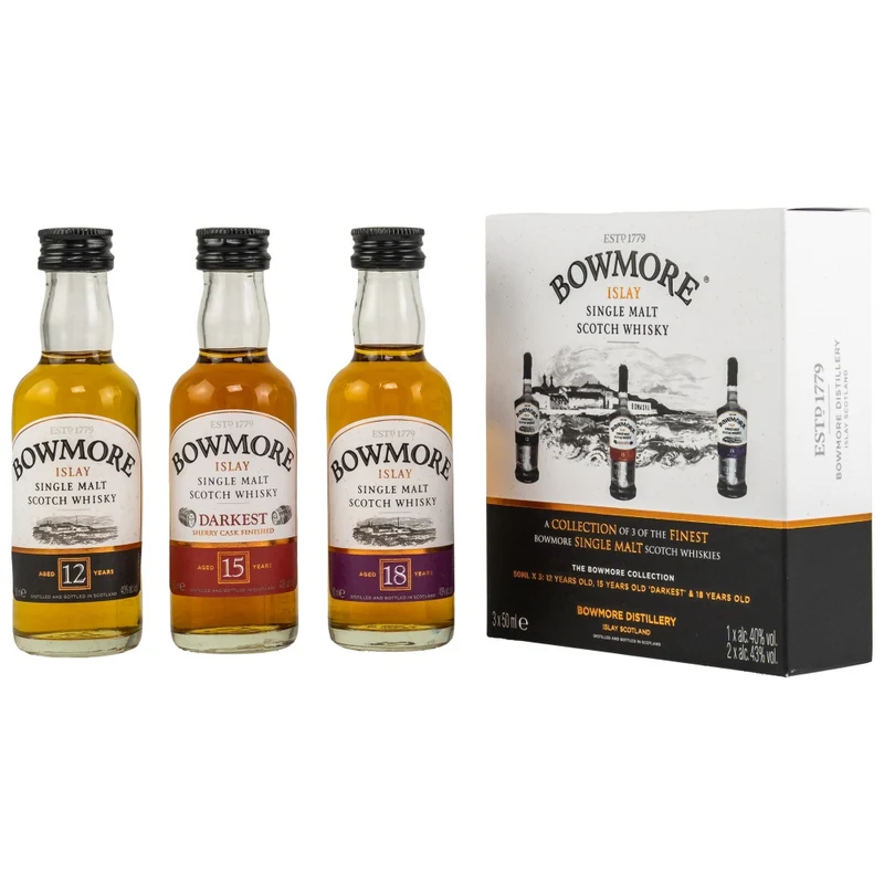 Bowmore Trio ~42% 3x0,05l