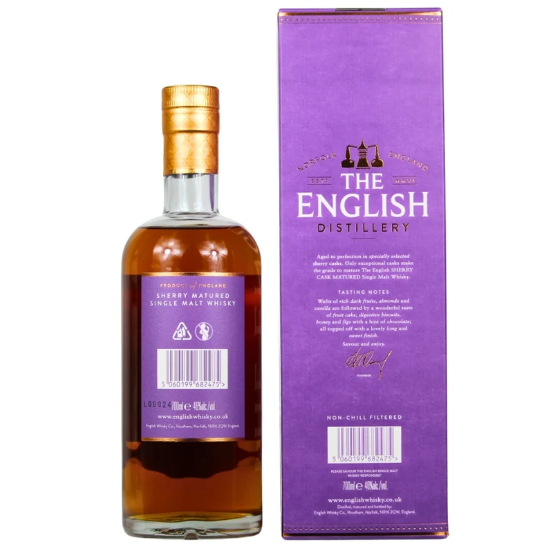 The English Whisky Sherry Cask Matured 46% 0,7l