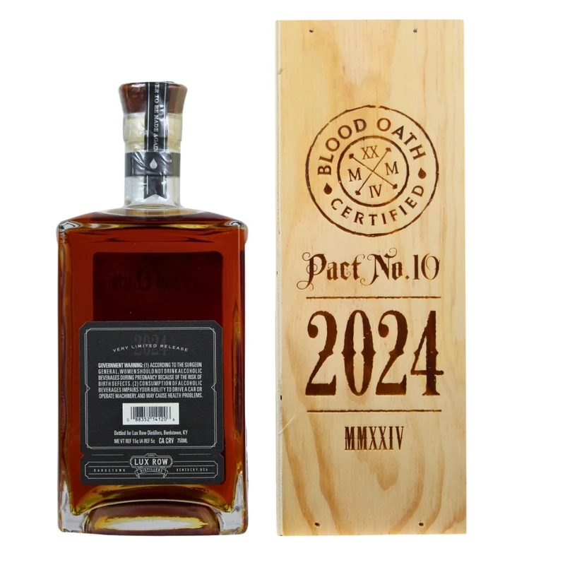 Blood Oath Pact No.10 Blended Straight Bourbon Whiskey 49,3% 0,75l