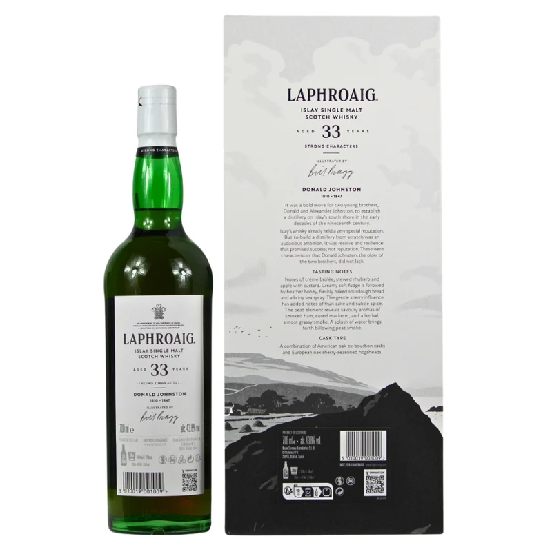 Laphroaig 33 Jahre Strong Characters Donald Johnston Chapter One 43,8% 0,7l