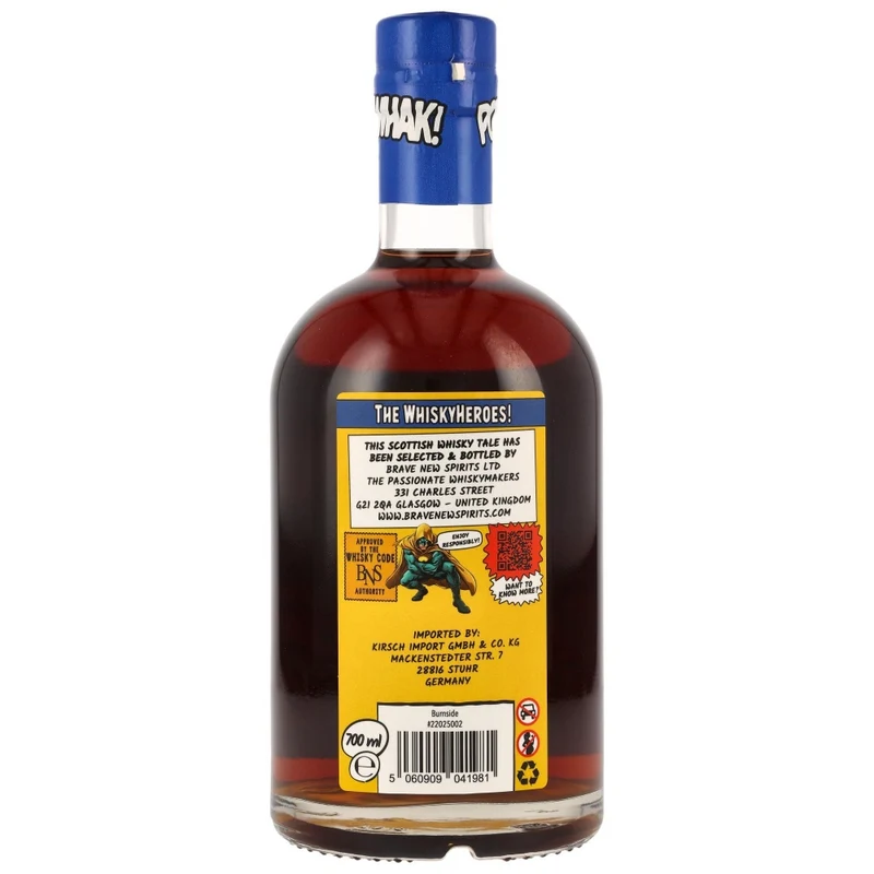 Captain Burnside 13 Jahre Whisky Heroes Exclusive for Germany 57,9% 0,7l
