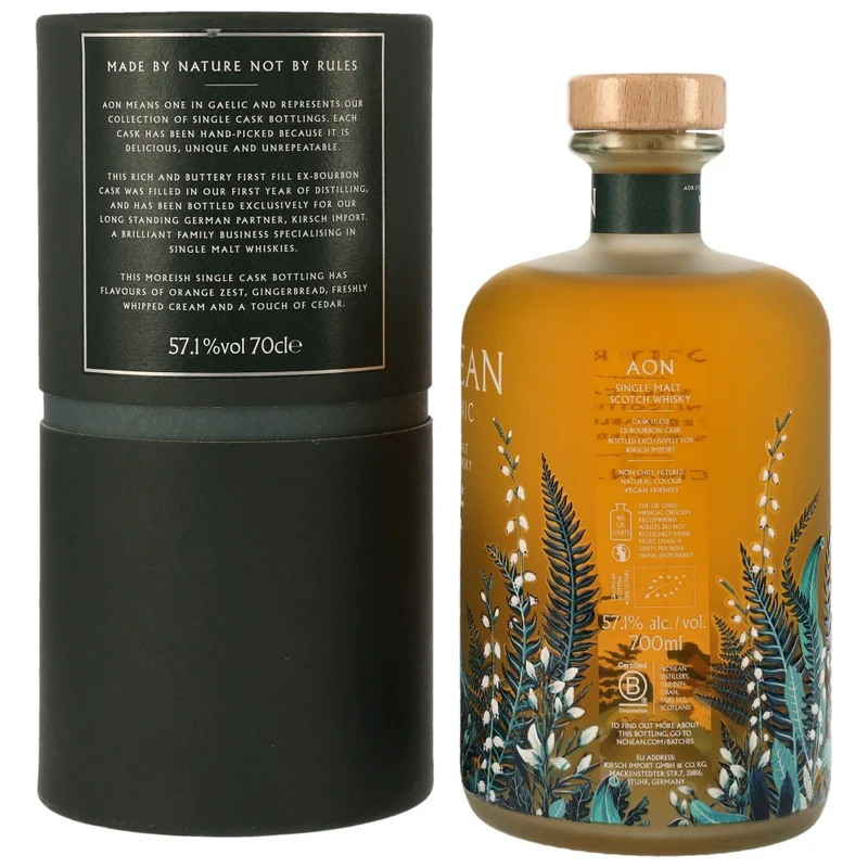 Nc'Nean Aon Bourbon Single Cask #17-232 exclusively for Germany 57,1% 0,7l
