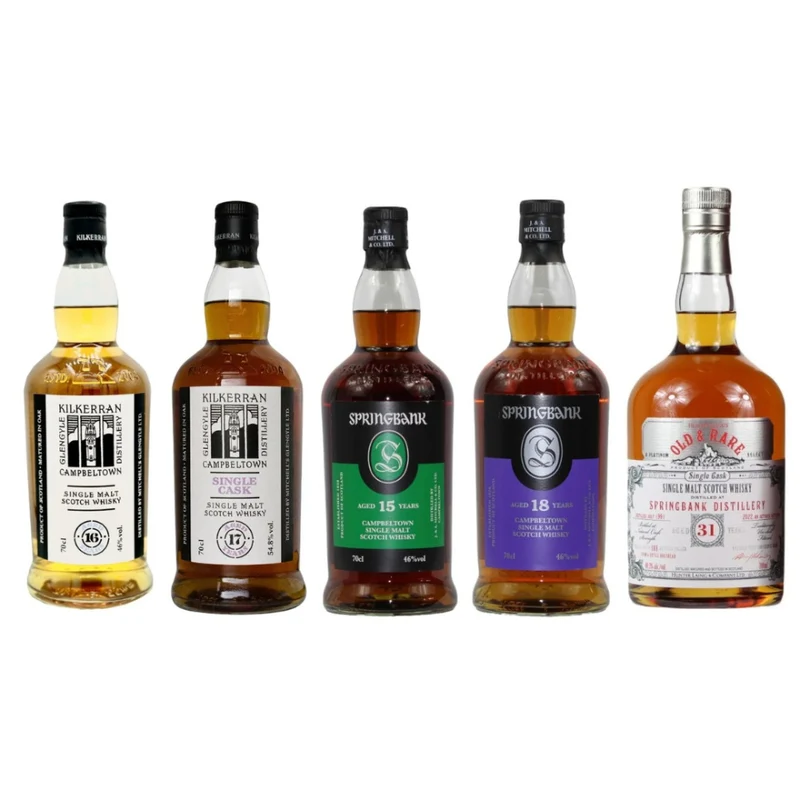 Springbank 31 Jahre Sampleset ~48,4% 5x2cl