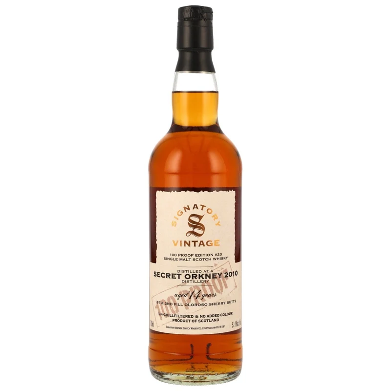 Secret Orkney 14 Jahre Peated SV 100 Proof Collection #23 57,1% 0,7l