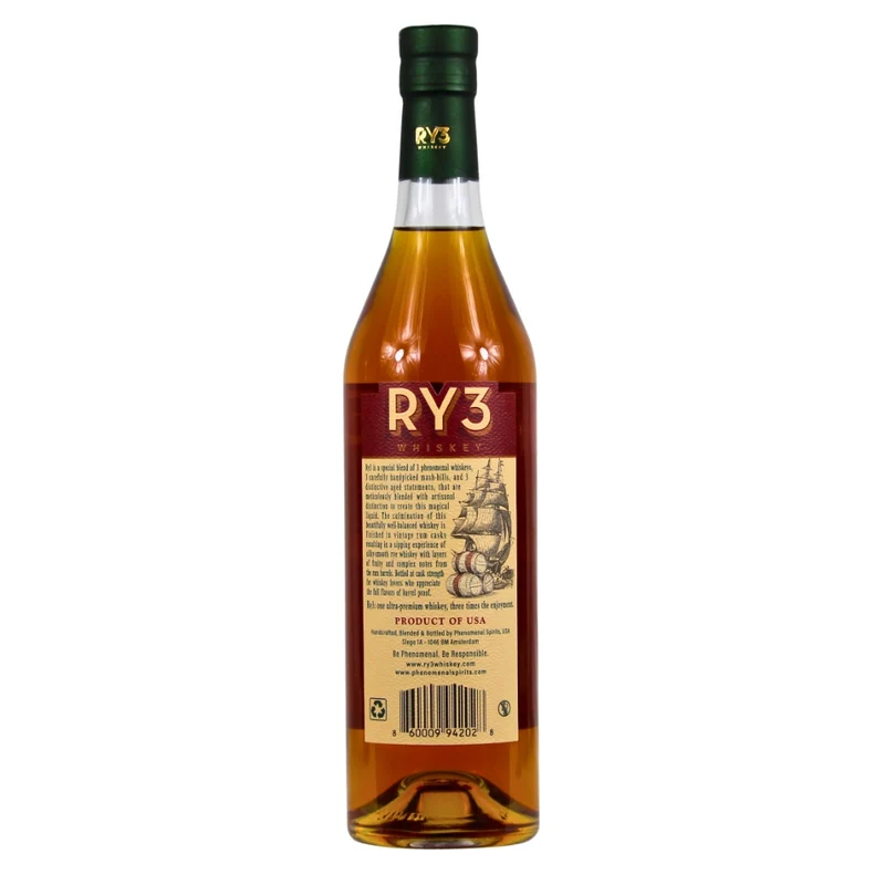 Ry3 Whiskey Blend Cask Strength Rum Cask Finish 58,6% 0,7l