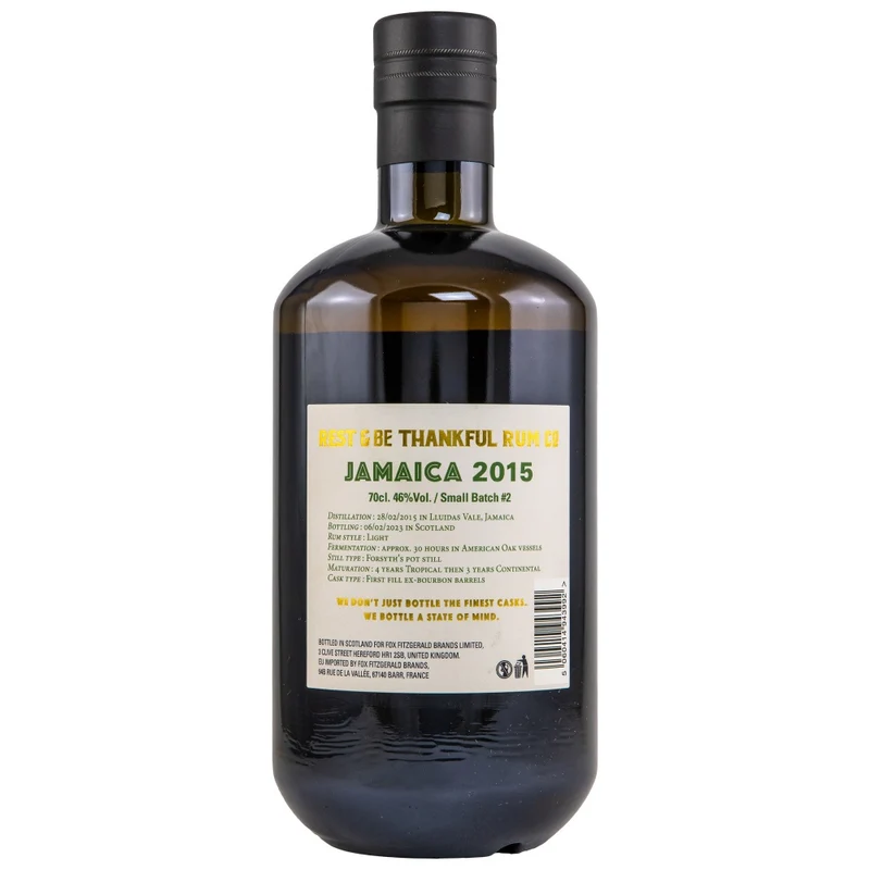 Lluidas Vale Jamaica Single Rum 7 Jahre Small Batch #2 46% 0,7l