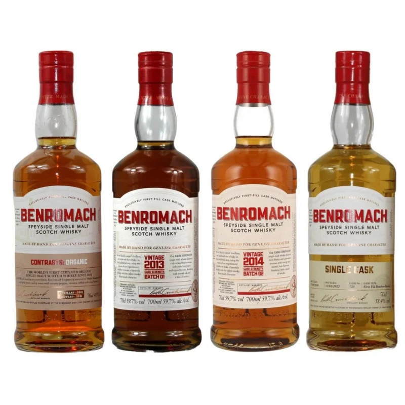 Benromach Sampleset ~56% 4x4cl