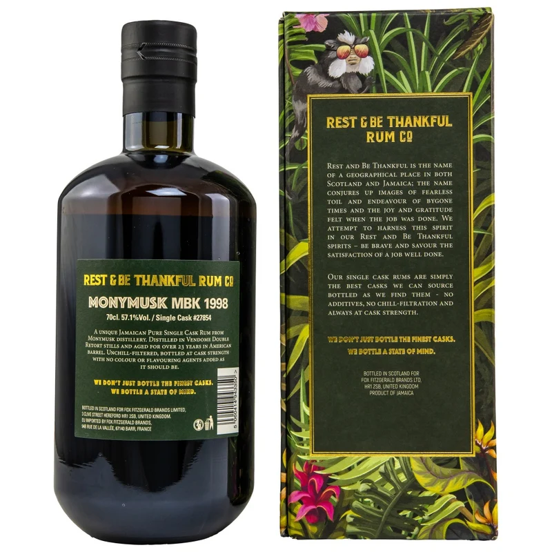 Monymusk 23 Jahre MBK Single Cask #27854 57,1% 0,7l