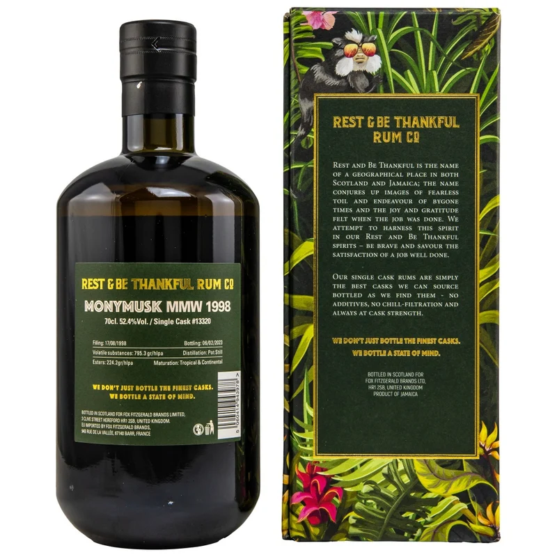Monymusk 24 Jahre MMW Single Cask #13320 52,4% 0,7l