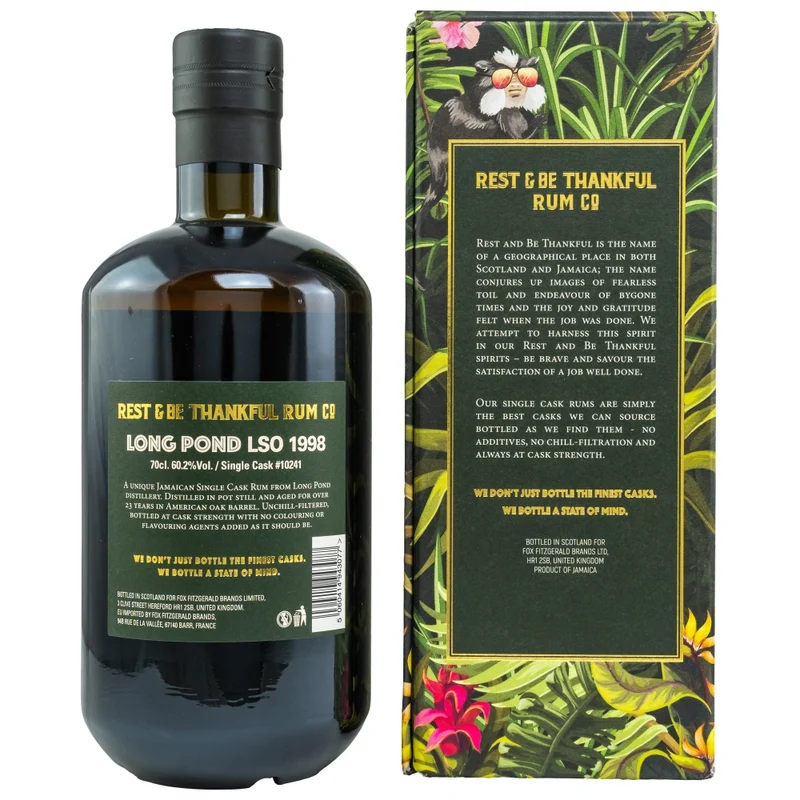 Long Pond 23 Jahre LSO Single Cask #10241 60,2% 0,7l