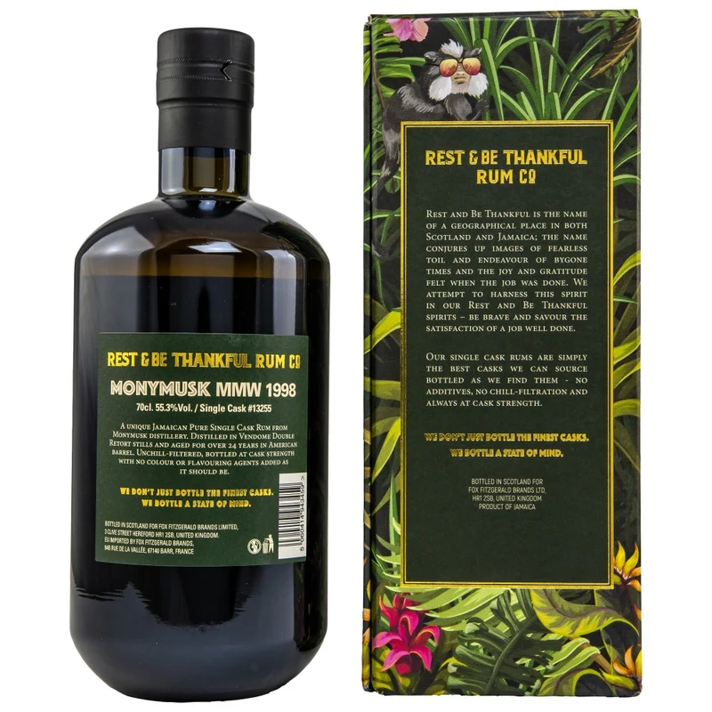 Monymusk 24 Jahre MMW Single Cask #13255 55,3% 0,7l