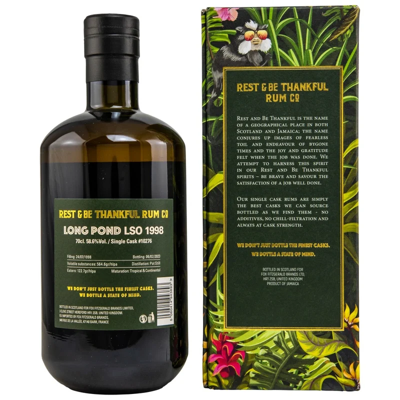 Long Pond 24 Jahre LSO Single Cask #10276 58,6% 0,7l