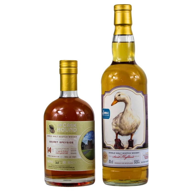 Secret Highland 12 Jahre Animals of Scotland 5 Bundles