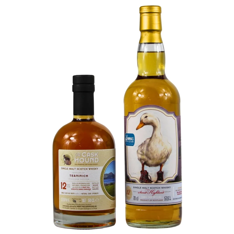Secret Highland 12 Jahre Animals of Scotland 5 Bundles