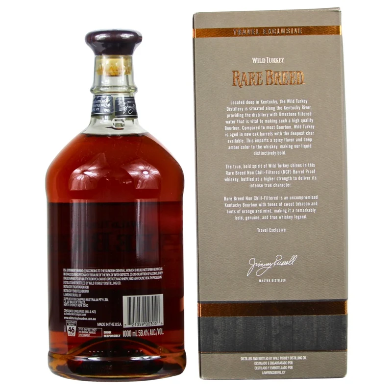 Wild Turkey Rare Breed Travel Exclusive 58,4% 1l