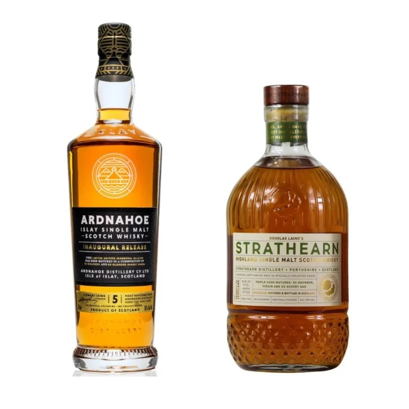 Ardnahoe + Strathearn Inaugural Release Sampleset 2x4cl 50%