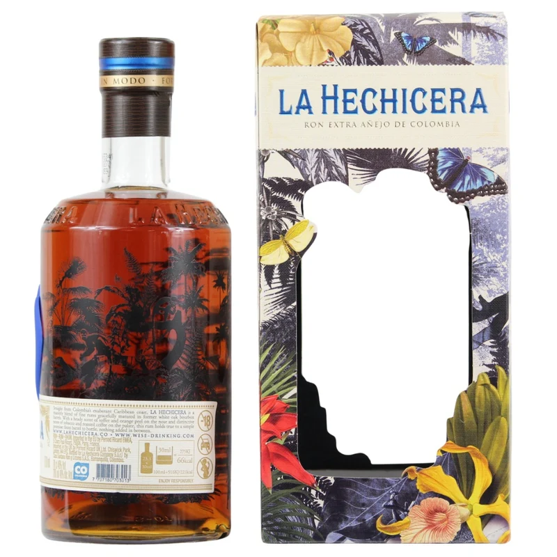 La Hechicera Ron Extra Anejo Rum Reserva Familiar 40% 0,7l