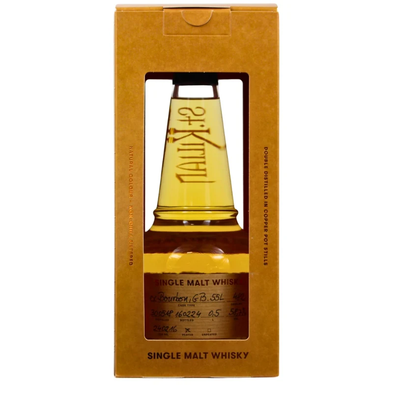 St.Kilian Ex-Bourbon Garrison Brothers Peated #482 58,7% 0,5l