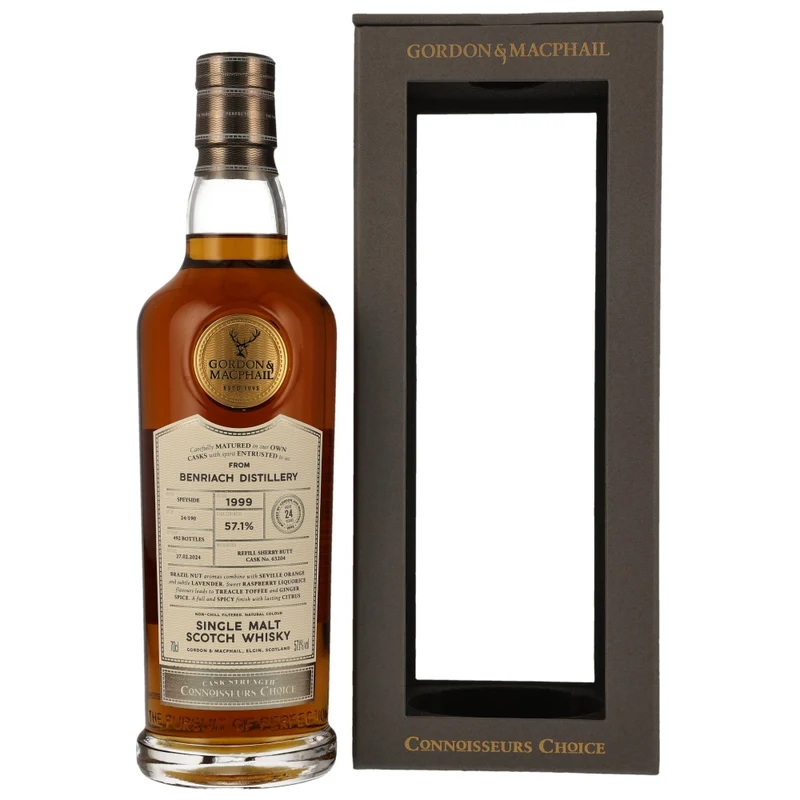 Benriach 24 Jahre 1999/2024 Gordon & MacPhail #63204 57,1% 0,7l