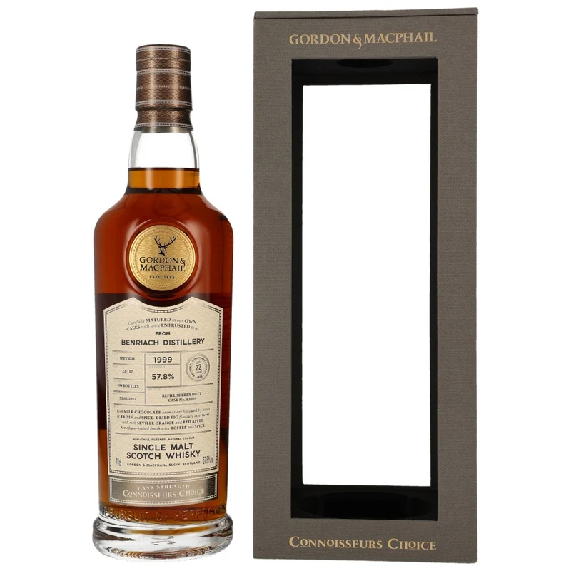 Benriach 22 Jahre 1999/2022 Gordon & MacPhail #63205 57,8% 0,7l