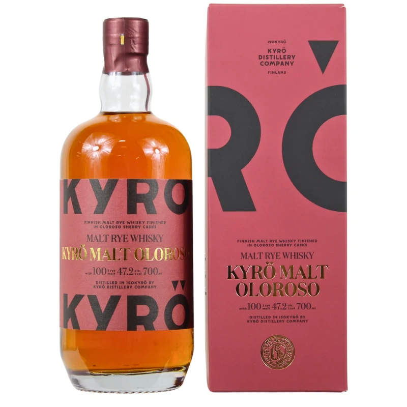 Kyrö Oloroso Malt Rye Whisky 47,2% 0,7l