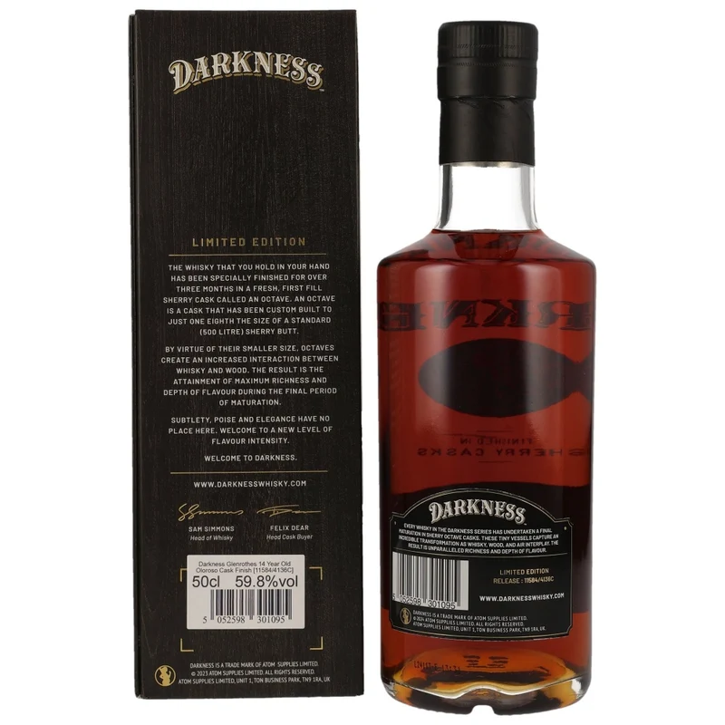 Glenrothes 14 Jahre Oloroso Cask Darkness 59,8% 0,5l