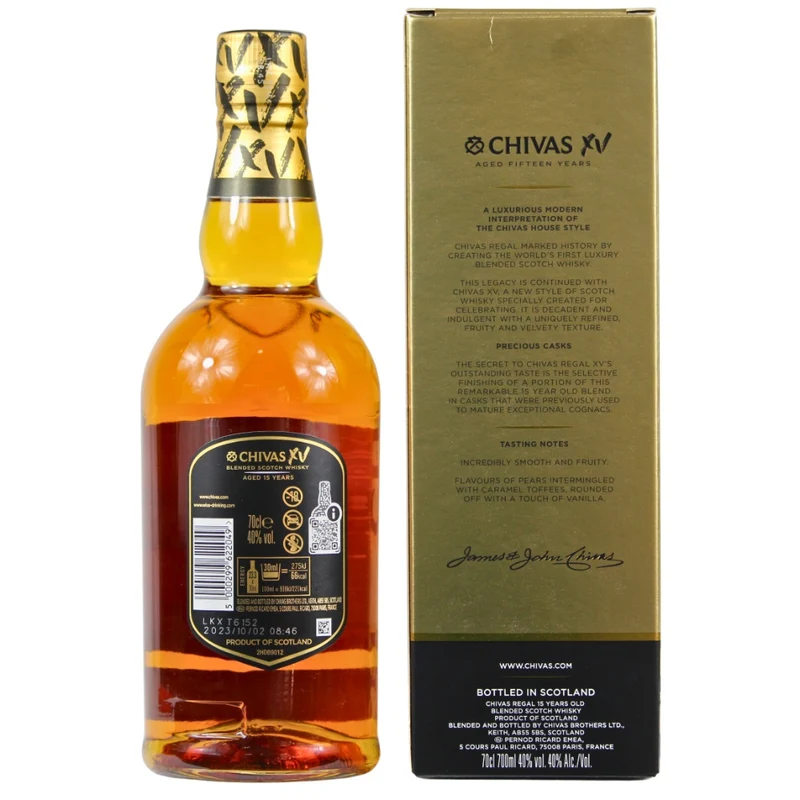 Chivas Regal 15 Jahre Cognac Finish 40% 0,7l