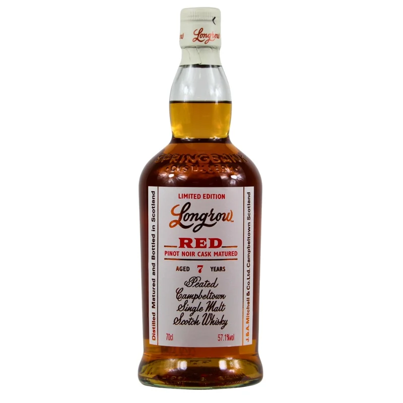 Longrow 7 Jahre Red Pinot Noir Cask 57,1% 0,7l