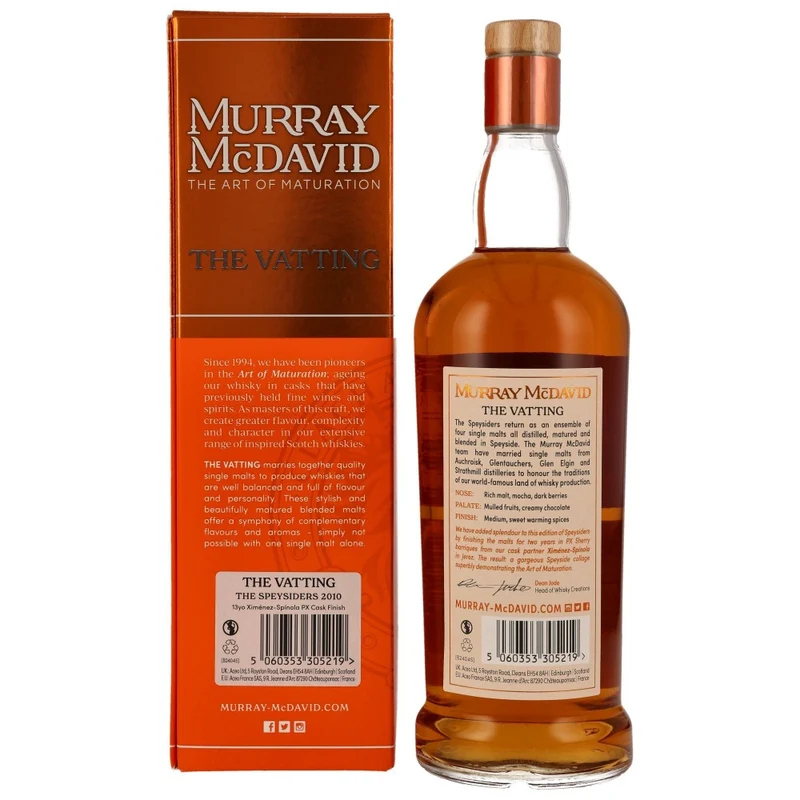 The Speysiders 13 Jahre 2010/2024 The Vatting Murray McDavid 54,1% 0,7l