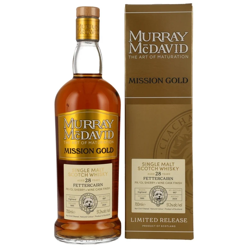 Fettercairn 28 Jahre 1995/2024 Murray McDavid 51,2% 0,7l