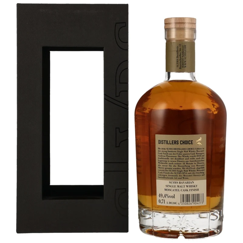 Slyrs Moscatel Cask Finish Distillers Choice 49,4% 0,7l