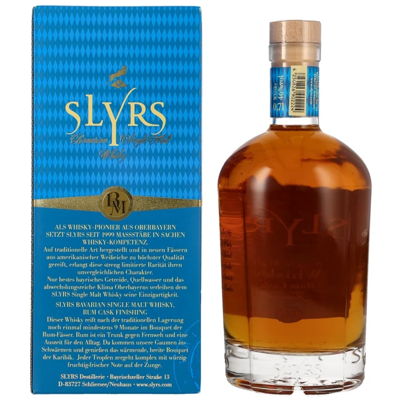 Slyrs Rum Cask Finish Single Malt Whisky 46% 0,7l