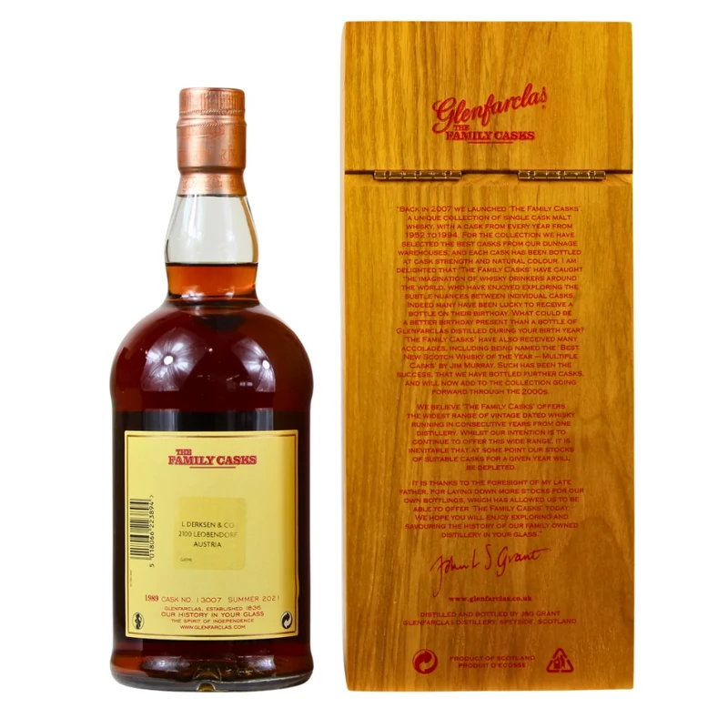 Glenfarclas Family Casks 1989/2021 Sherry Butt #13007 51,9% 0,7l