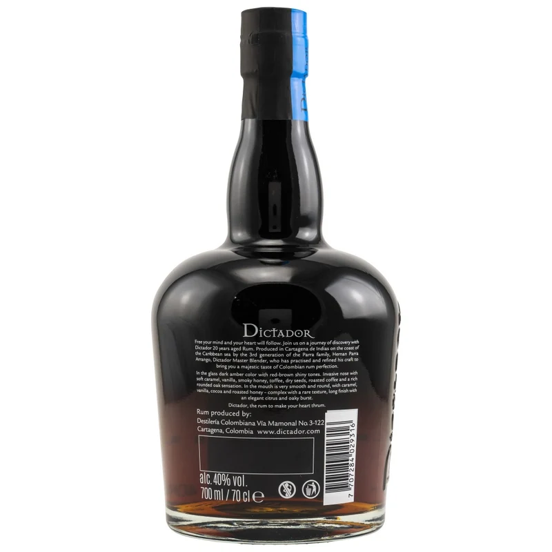 Dictador 20 Jahre Icon Reserve Rum 40% 0,7l